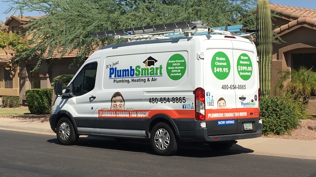 PlumbSmart Plumbing Heating and Air | 3010 E Main St Building 1, Mesa, AZ 85213, USA | Phone: (480) 654-8865