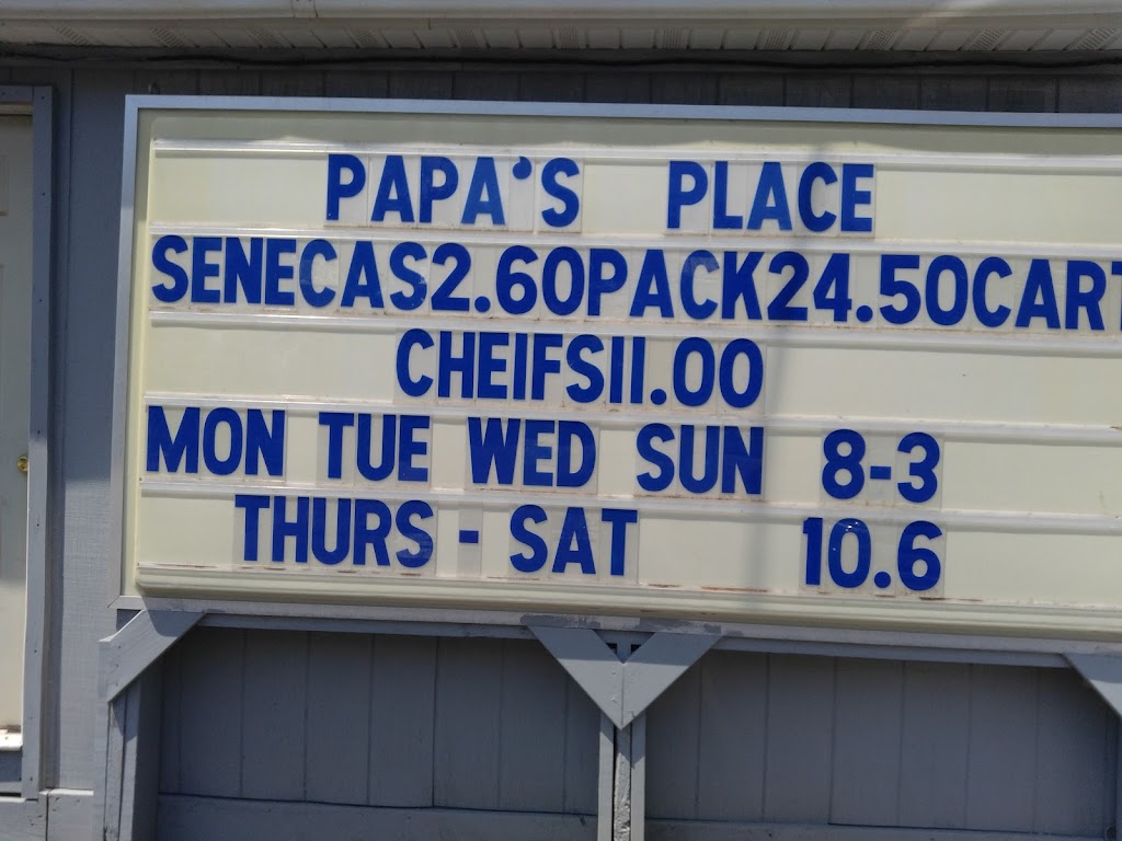 Papas Place | 10924 Old Lake Shore Rd, Irving, NY 14081, USA | Phone: (716) 549-3914