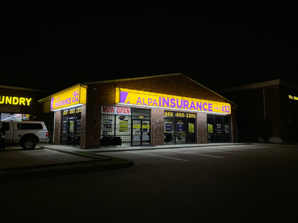 ALPA Auto Insurance | 608 E Pioneer Pkwy, Grand Prairie, TX 75051, USA | Phone: (469) 660-2300