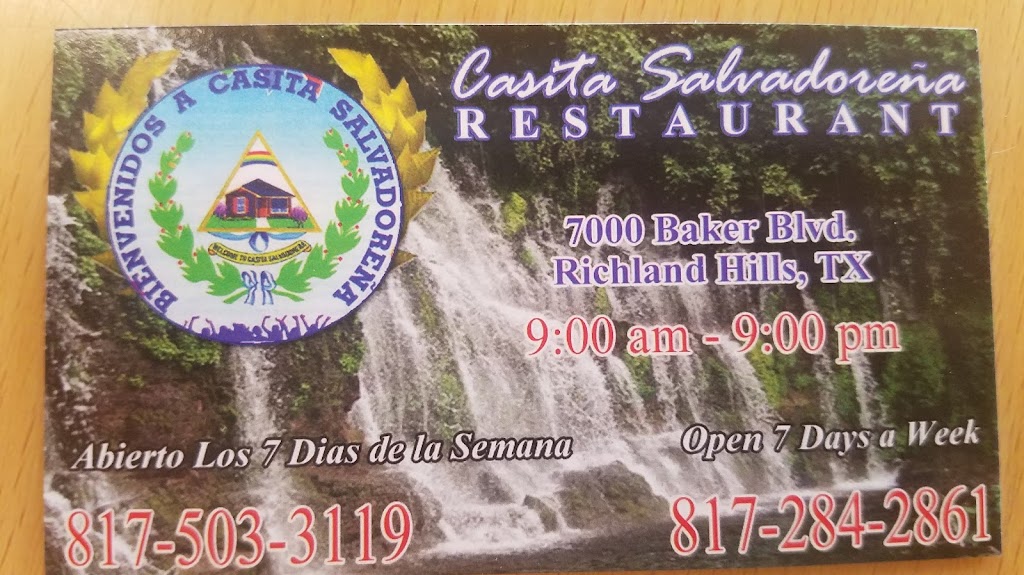 Comedor Salvadoreño | 7025 Latham Dr, Richland Hills, TX 76118, USA | Phone: (817) 503-3119