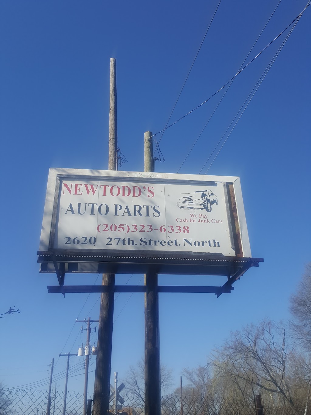 New Todds Auto Parts And Used Car Dealer | 2620 27th Ave N #4606, Birmingham, AL 35207, USA | Phone: (205) 323-6338