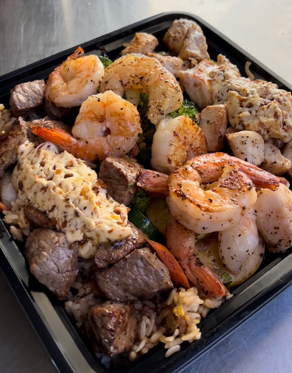 Hibachi time | 409 E Foothill Blvd, Rialto, CA 92376 | Phone: (909) 377-8901