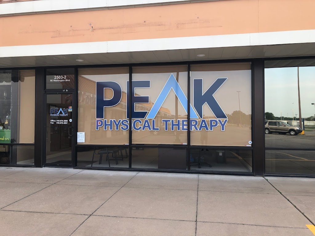 Peak Physical Therapy | 2524 SE Washington Blvd, Bartlesville, OK 74006, USA | Phone: (918) 876-3898