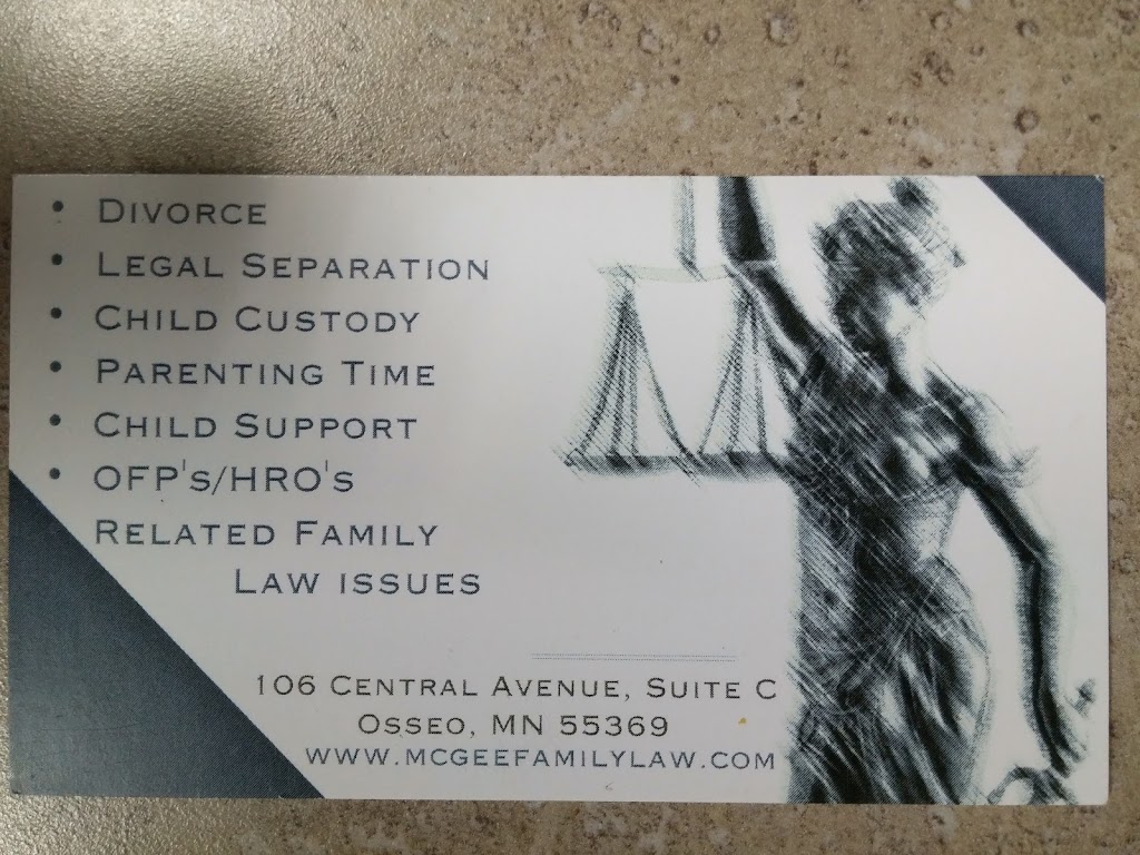 McGee Family Law | 106 Central Ave, Osseo, MN 55369 | Phone: (763) 447-6250