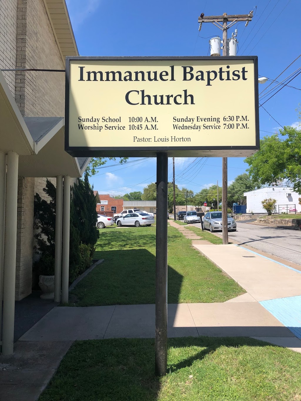Immanuel Baptist Church | 106 S Lane St, Decatur, TX 76234, USA | Phone: (940) 627-5248