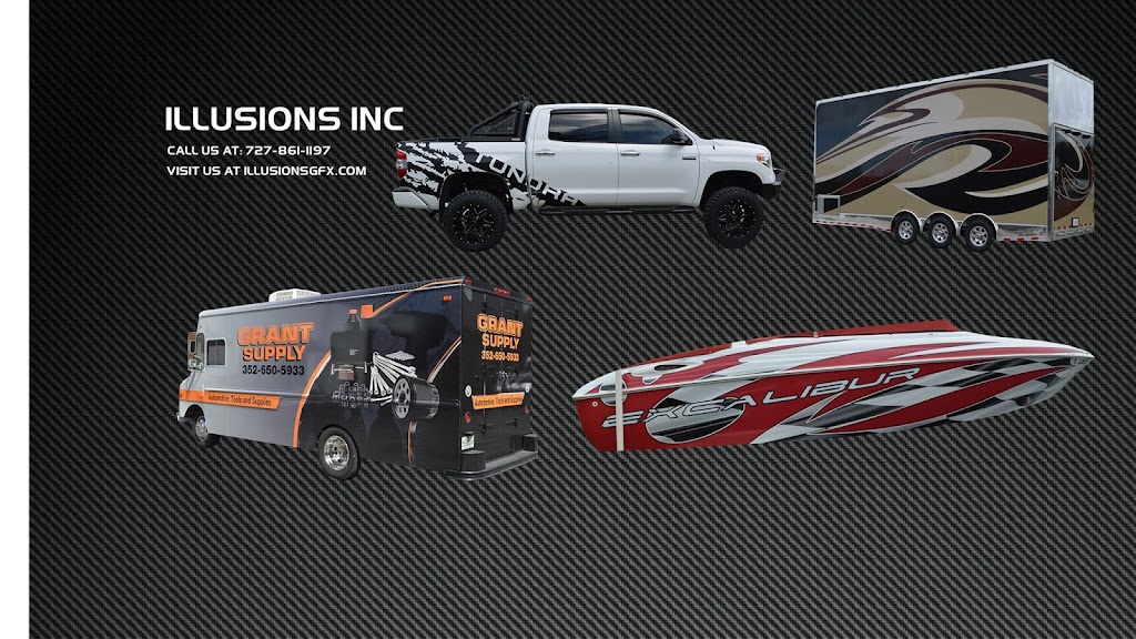 Illusions GFX Vehicle Wrap Specialists | 16547 US-19 #101b, Hudson, FL 34667, USA | Phone: (727) 861-1197