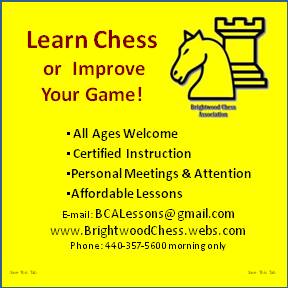 Brightwood Chess | Brightwood Dr, Concord, OH 44077, USA | Phone: (440) 357-5600