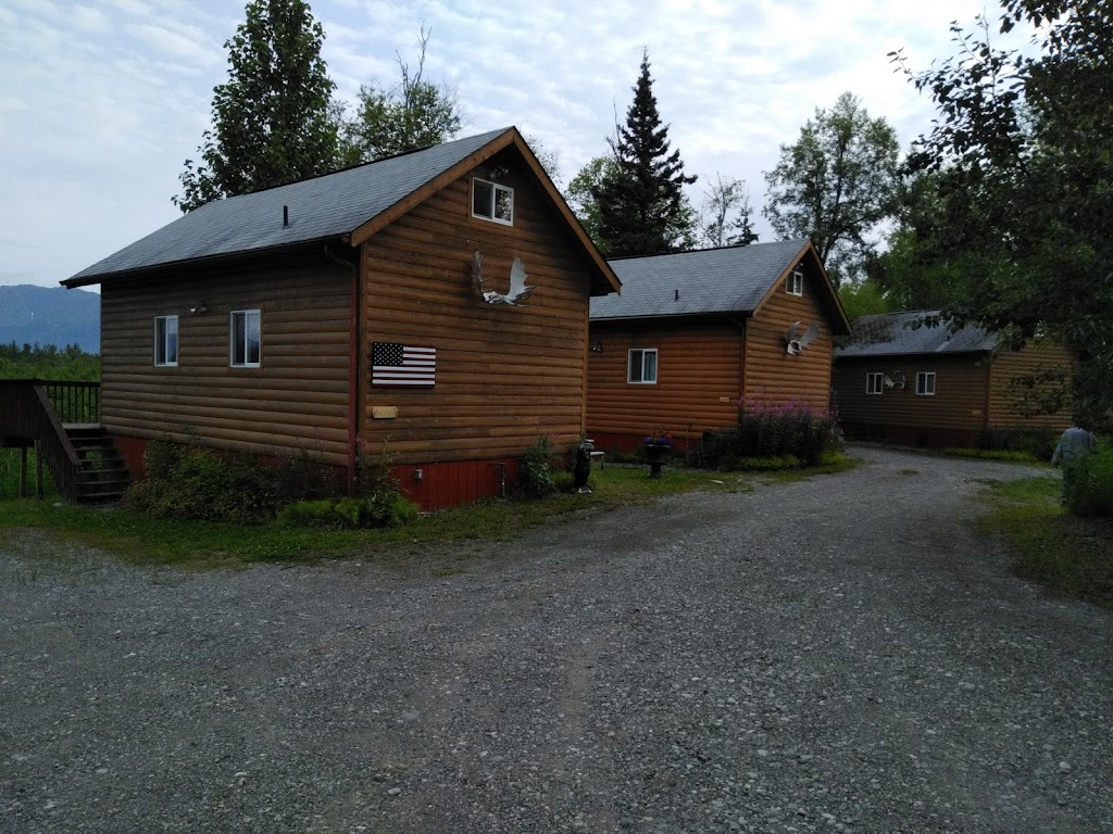 Alaska Creekside Cabins | 3200 Dolly Varden Dr, Wasilla, AK 99654, USA | Phone: (907) 355-4632