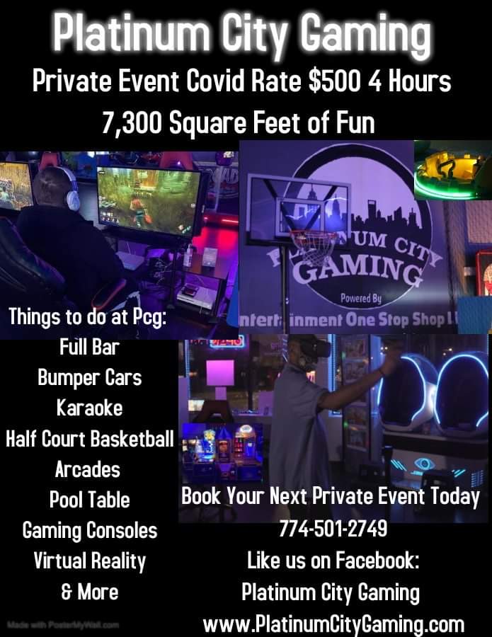 Platinum City Gaming -Bar-Gaming Lounge- Arcade- Nerf Arena-Gellyball | 294 Winthrop St, Taunton, MA 02780, USA | Phone: (774) 501-2749