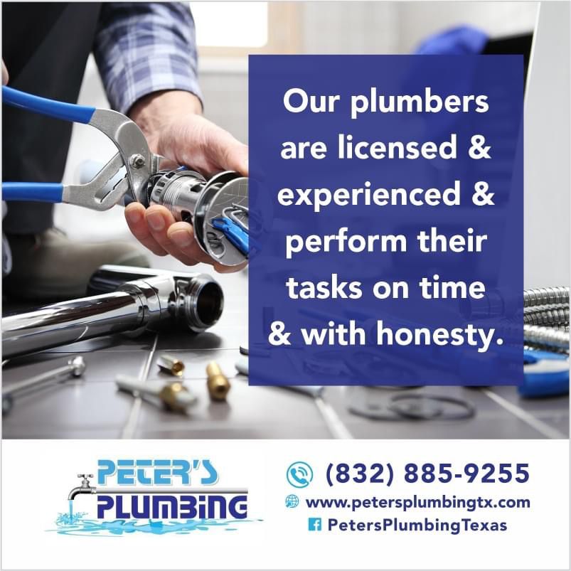 Peters Plumbing | 16519 Innisbrook Dr, Houston, TX 77095, USA | Phone: (832) 885-9255