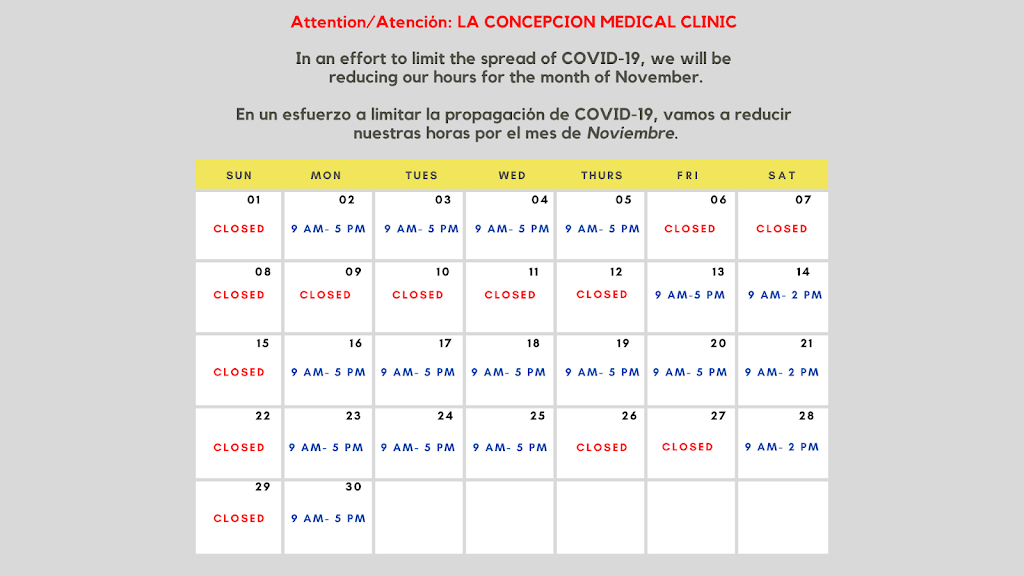 La Concepcion Medical Clinic | 1815 E Workman Ave Suite B, West Covina, CA 91791, USA | Phone: (626) 502-1404