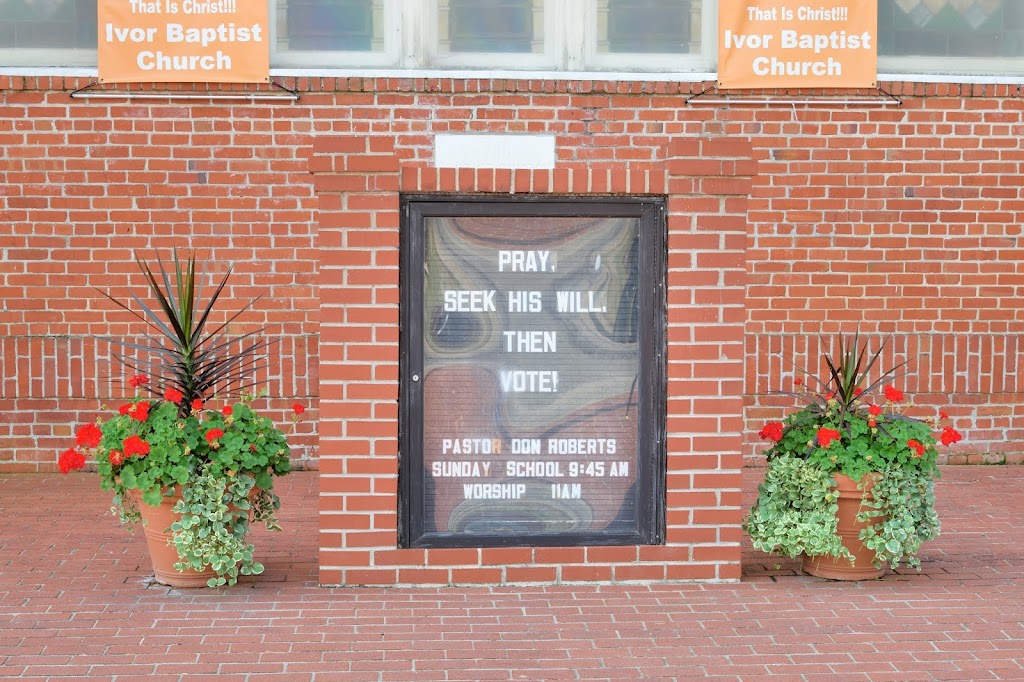 Ivor Baptist Church | 8506 Bell Ave, Ivor, VA 23866, USA | Phone: (757) 859-6872
