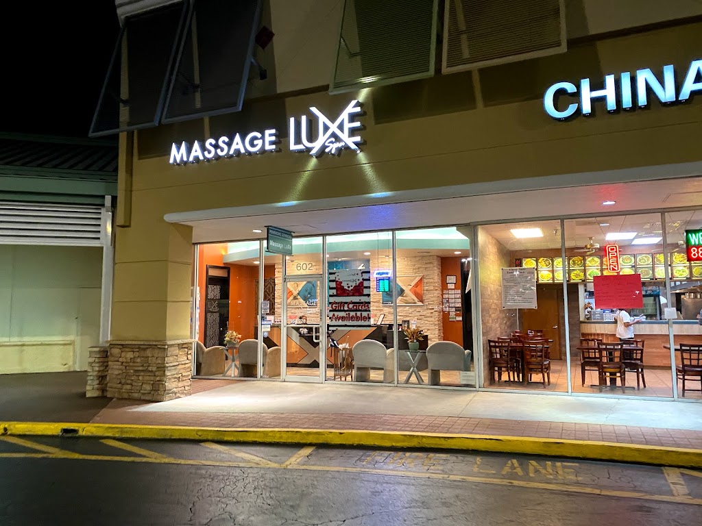 MassageLuXe | 602 N University Dr, Pembroke Pines, FL 33024, USA | Phone: (954) 228-7188