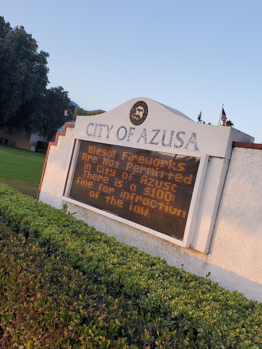 Azusa City Hall | 213 E Foothill Blvd, Azusa, CA 91702, USA | Phone: (626) 812-5200