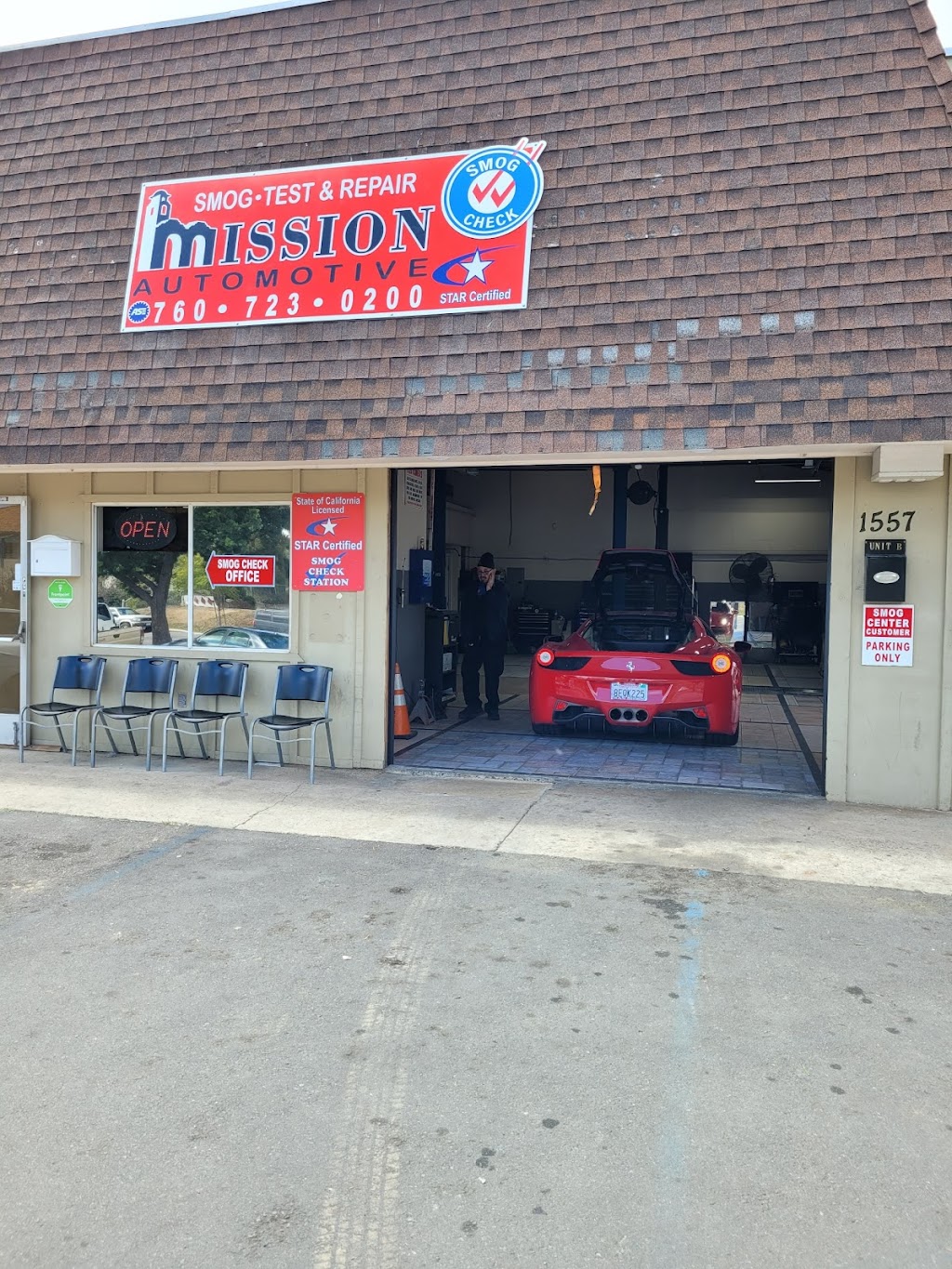 Mission Automotive & Smog Check | 1557 S Mission Rd, Fallbrook, CA 92028, USA | Phone: (760) 723-0200