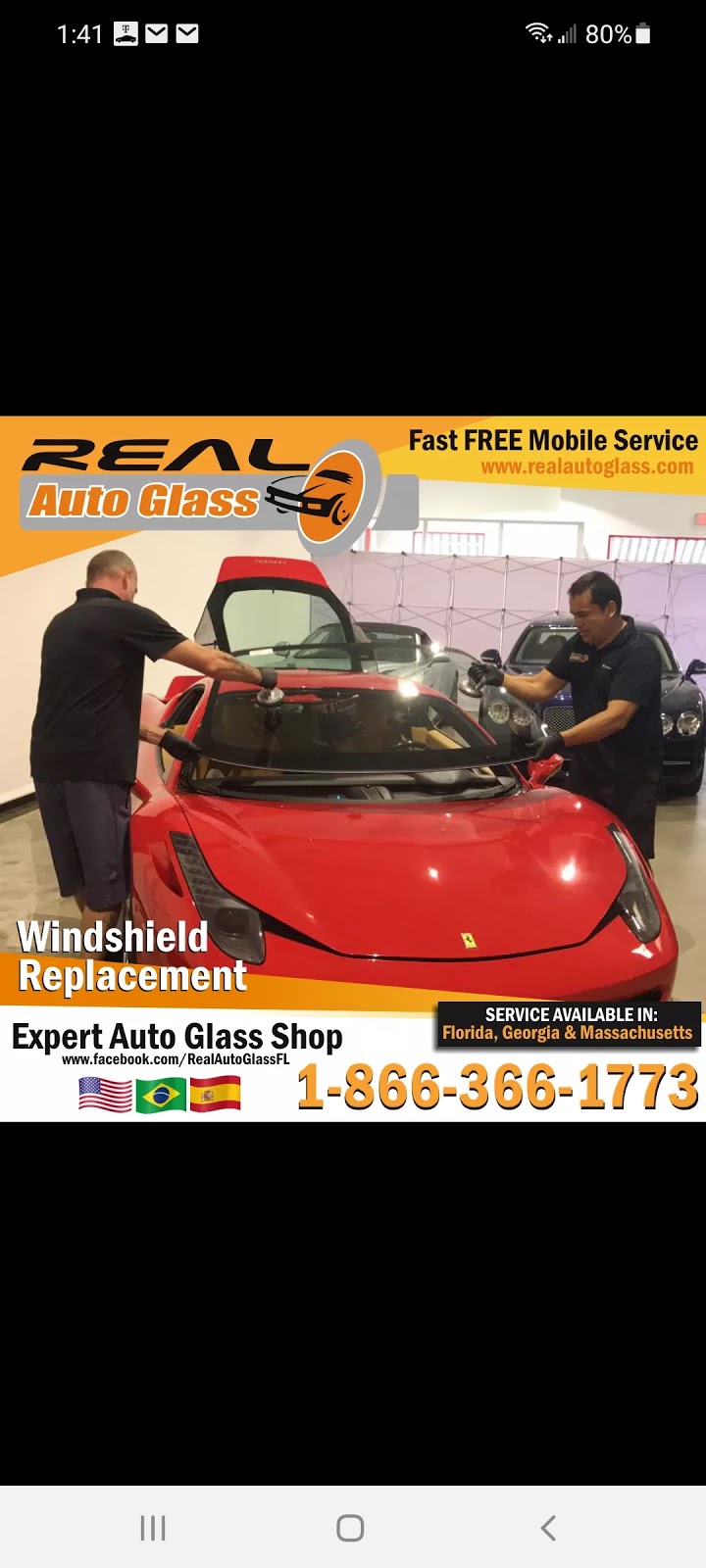 Real Auto Glass Deerfield Beach, FL 33442 | 2708 SW 14th Dr, Deerfield Beach, FL 33442, USA | Phone: (954) 697-2167