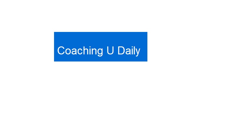 Coaching U Daily | 111 Cypress Ln, Princeton, TX 75407, USA | Phone: (919) 694-6488