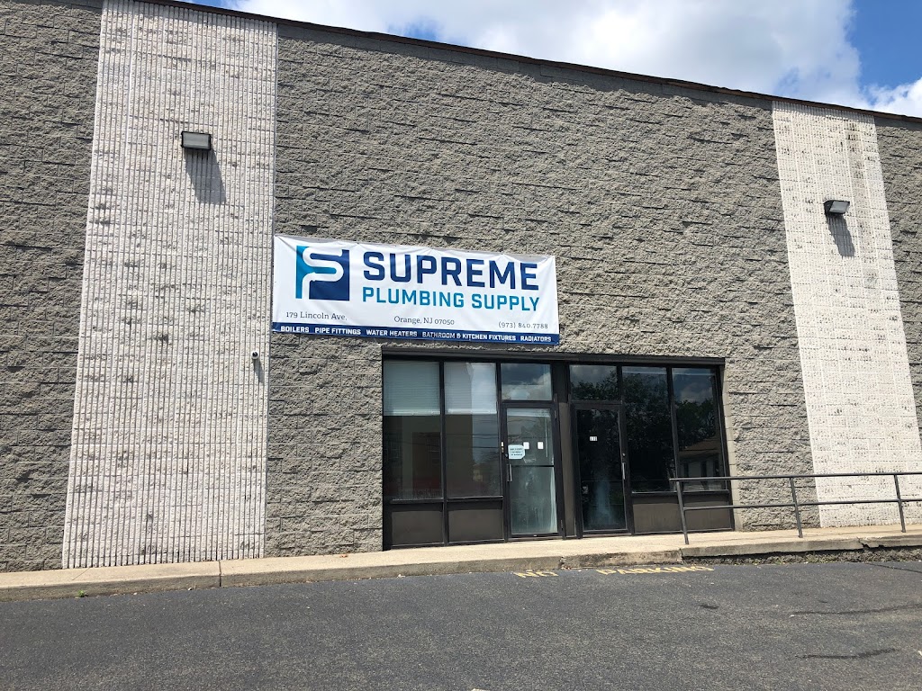 Supreme Plumbing Supply | 179 Lincoln Ave, City of Orange, NJ 07050, USA | Phone: (973) 840-7788