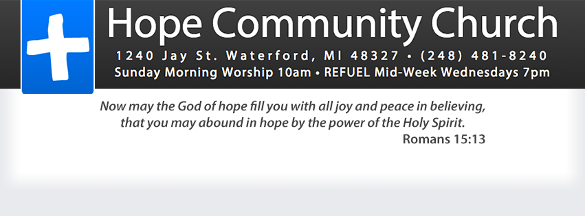 Hope Community Church | 1240 Jay St, Waterford Twp, MI 48327, USA | Phone: (248) 481-8240