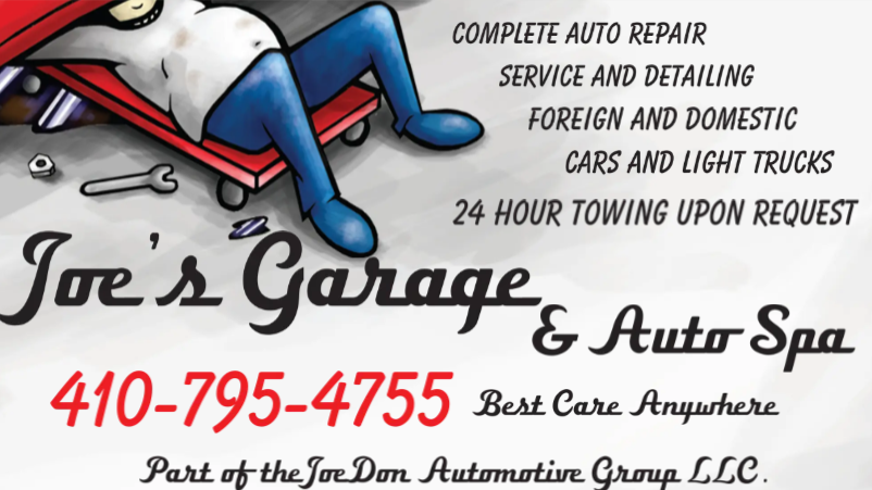 Joes Garage & Auto Spa | 255 Adam Smith St, Sykesville, MD 21784, USA | Phone: (410) 795-4755