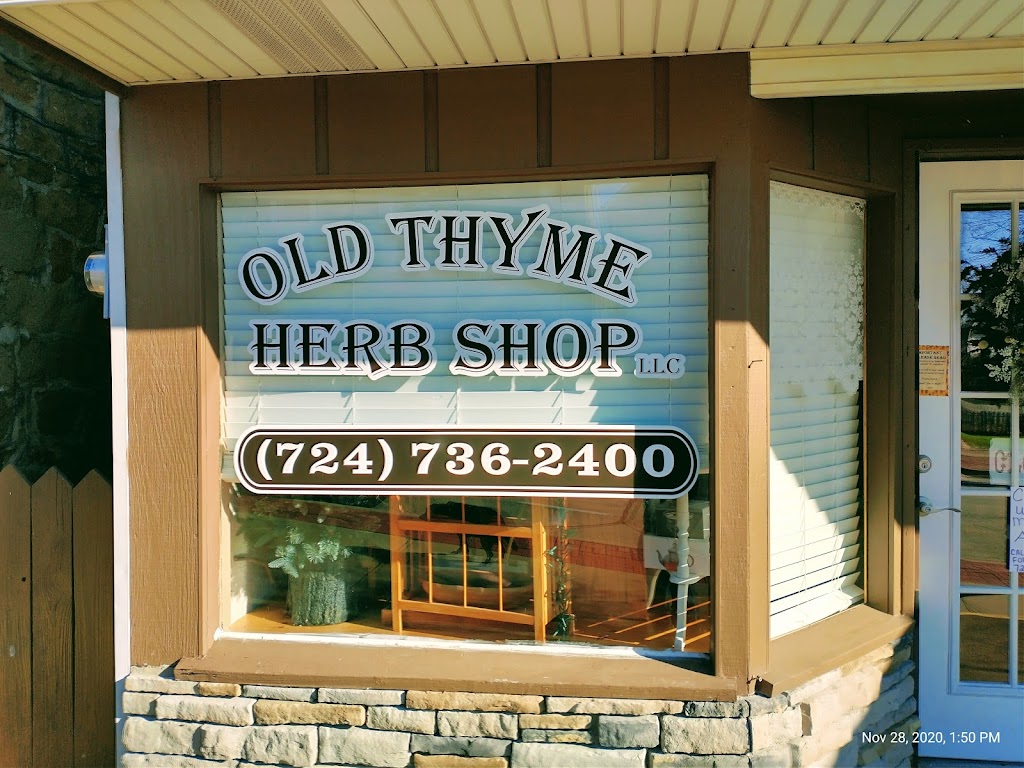 old thyme herb shop | 308 Liberty St, Perryopolis, PA 15473, USA | Phone: (724) 736-2400