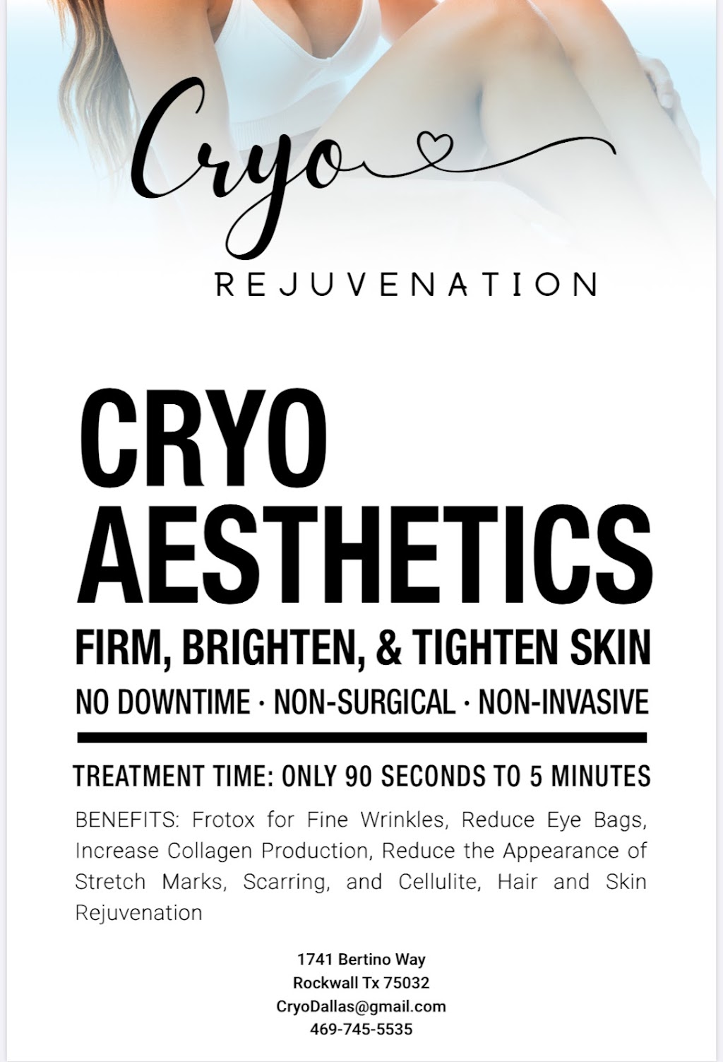 Cryo Rejuvenation | 1741 Bertino Way, Rockwall, TX 75032, USA | Phone: (469) 745-5535