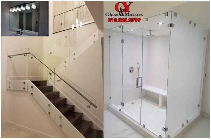 Shower Door Glass -Mirrors | 605 Wood Rd, Seffner, FL 33584, USA | Phone: (813) 820-8799