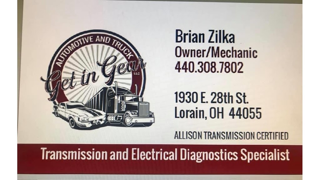 Get in Gear Automotive & Truck, LLC | 1930 E 28th St, Lorain, OH 44055, USA | Phone: (440) 434-2182