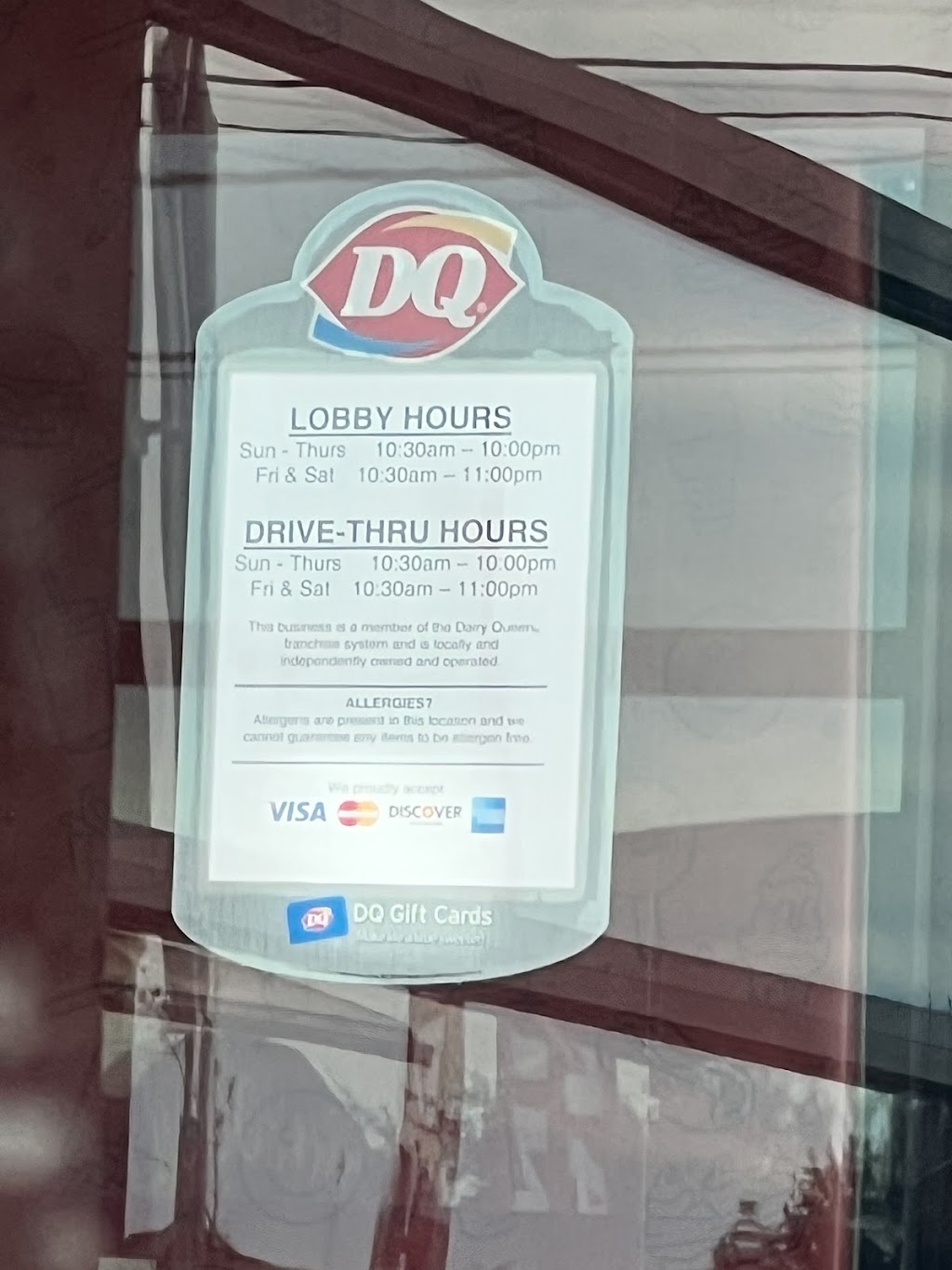 Dairy Queen | 1850 W White St, Anna, TX 75409, USA | Phone: (469) 425-3694