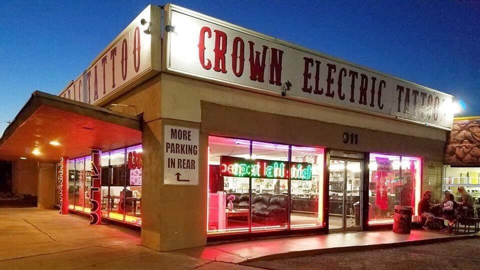 Crown Electric Tattoo Co | 911 E Charleston Blvd, Las Vegas, NV 89104, USA | Phone: (702) 838-5464