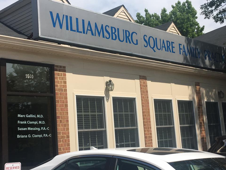 Williamsburg Square Family Practice | 9500 Richmond Hwy, Lorton, VA 22079, USA | Phone: (703) 339-7788