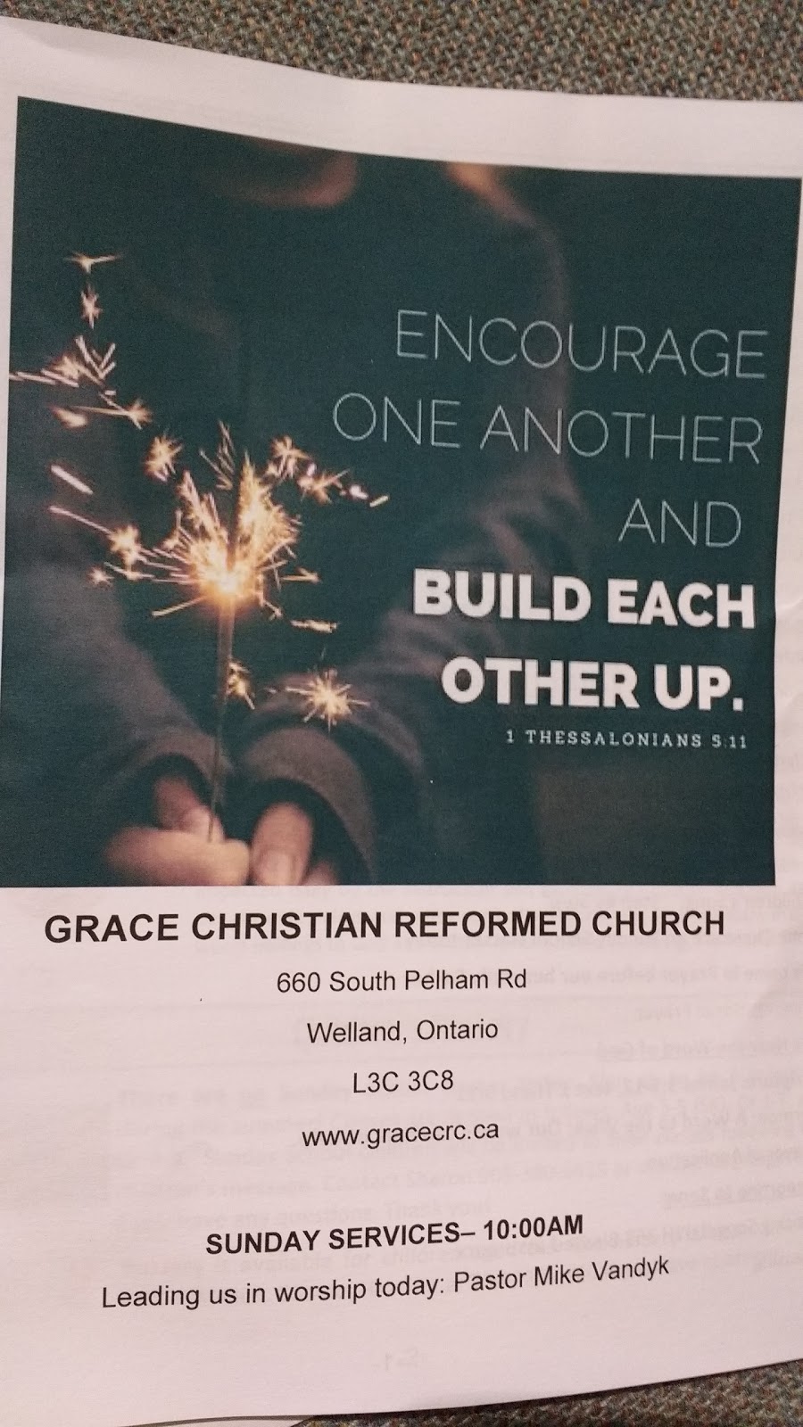 Grace Christian Reformed Church | 660 S Pelham Rd, Welland, ON L3C 3C8, Canada | Phone: (905) 732-9942