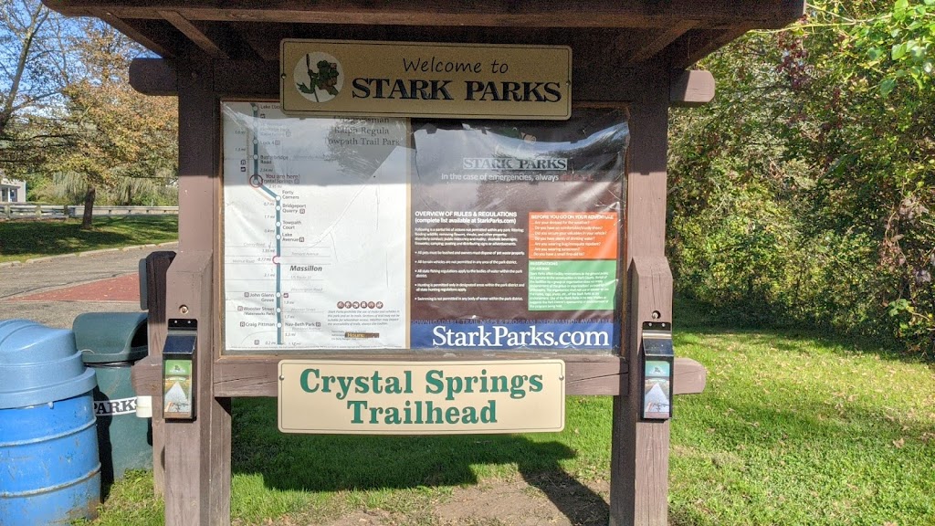 Crystal Springs Trailhead | 4503 Erie Ave NW, Canal Fulton, OH 44614, USA | Phone: (330) 477-3552