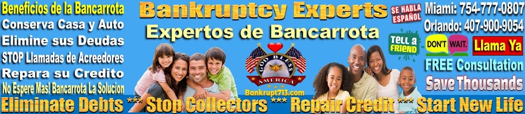 Bankruptcy Attorneys and Abogados Bancarrota | 8867 SW 36th St #8867, Miami, FL 33165, USA | Phone: (305) 407-3547