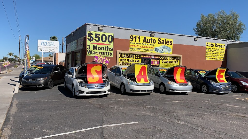 911 Auto Sales | 7935 W Glendale Ave, Glendale, AZ 85303 | Phone: (602) 487-3865