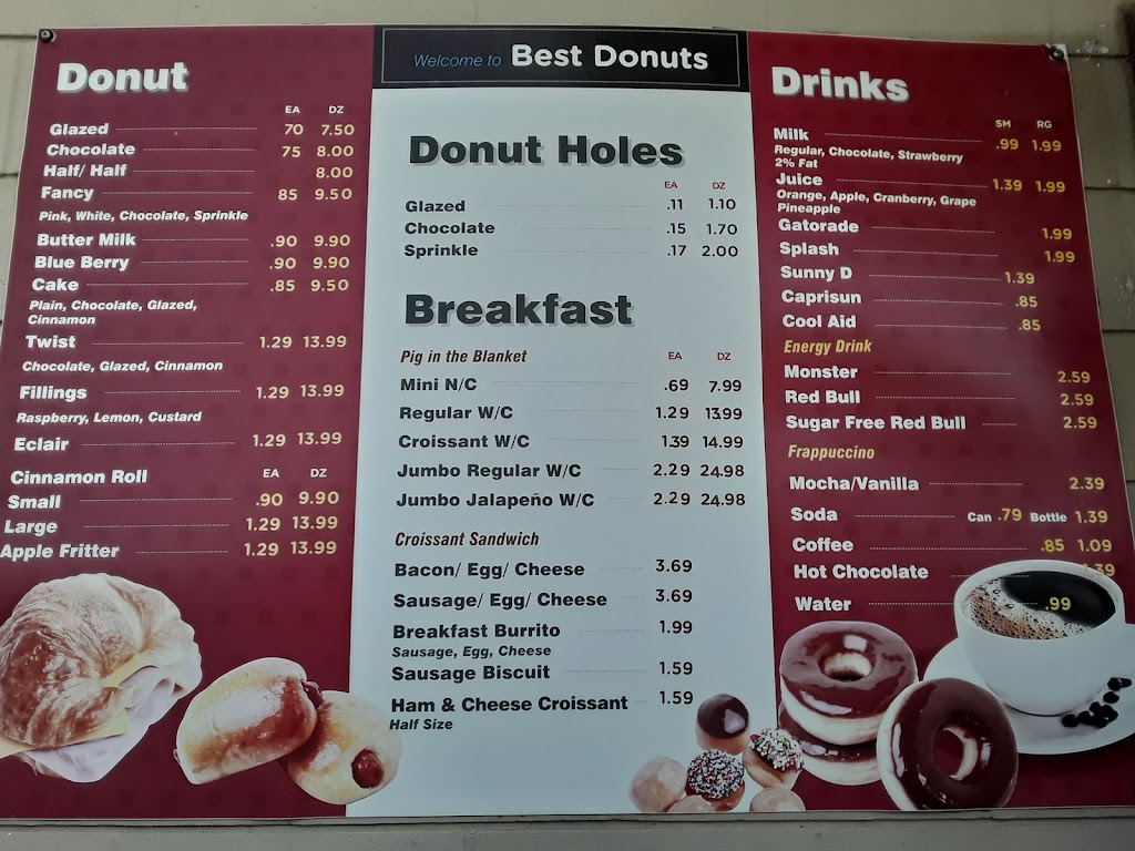 Best Donuts | 1012 S Crowley Rd, Crowley, TX 76036, USA | Phone: (817) 297-9488