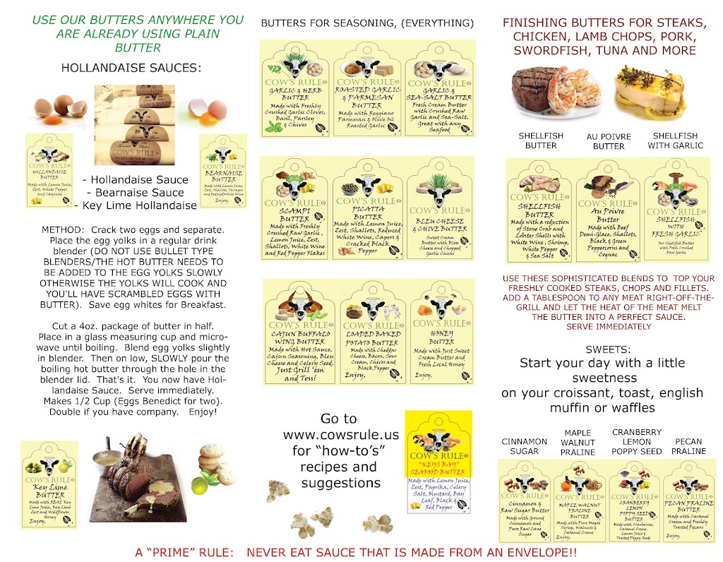 Cows Rule Gourmet Butter Company | Bayside in Central Plaza, 103200 Overseas Hwy #7, Key Largo, FL 33037, USA | Phone: (305) 304-4972