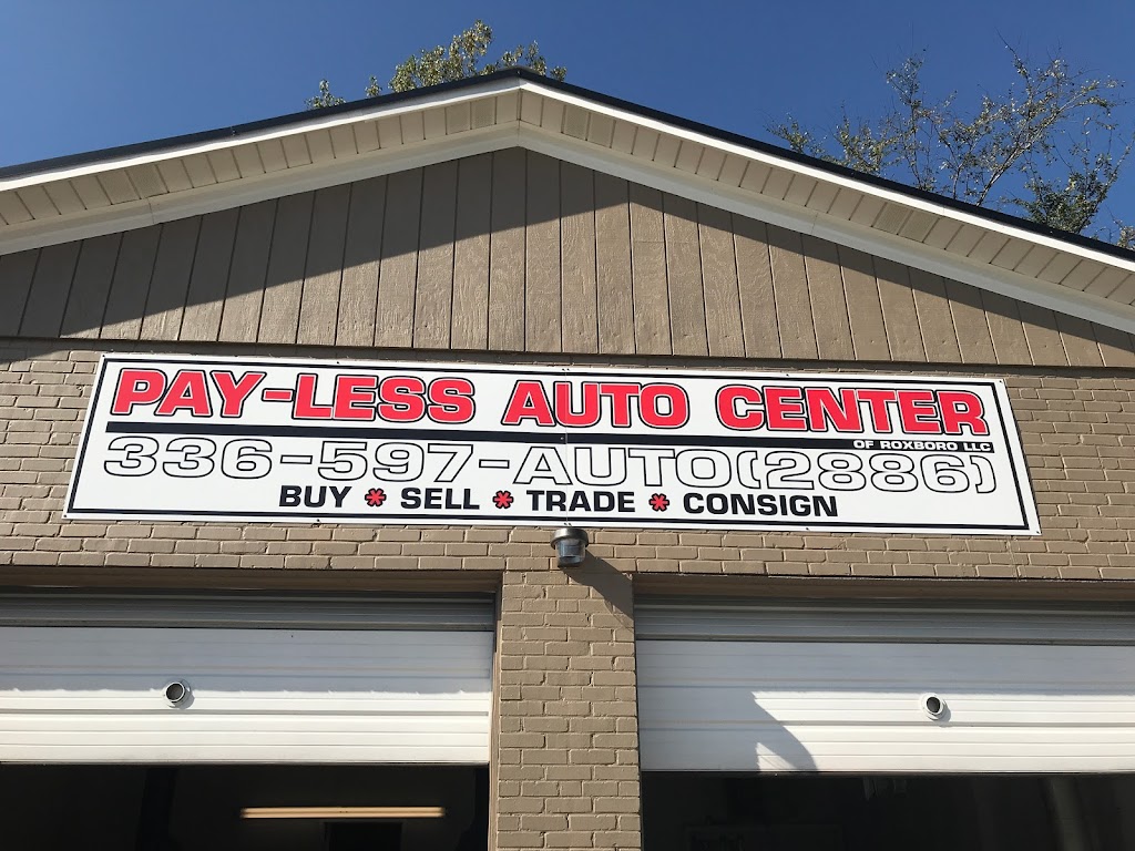Pay-Less Auto Center of Roxboro LLC | 50 Burlington Rd, Roxboro, NC 27573, USA | Phone: (336) 597-2886