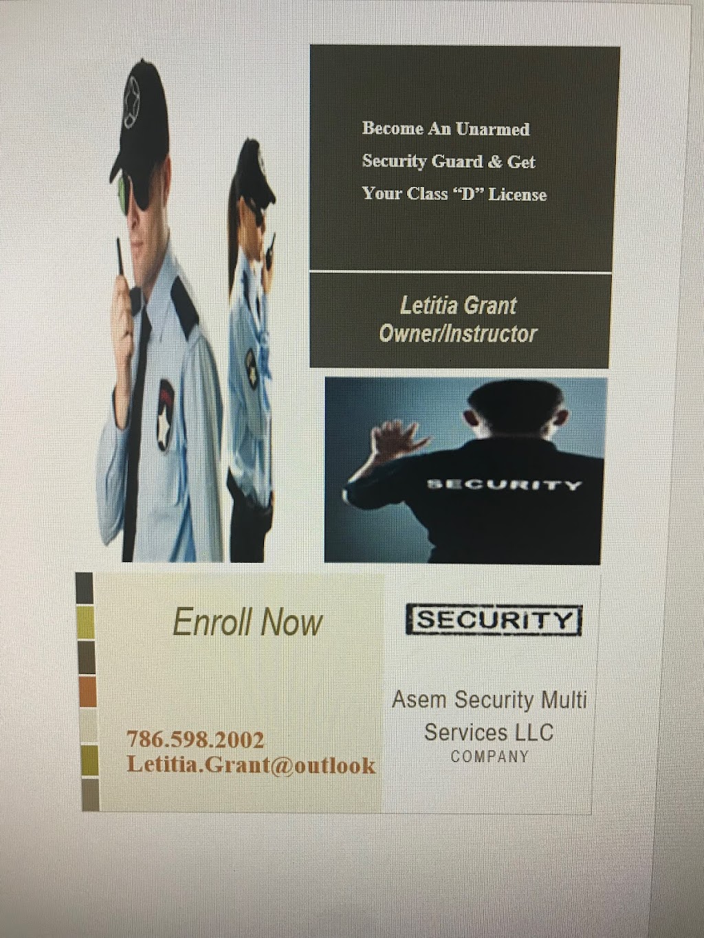 Asem Security Multi Services LLC - Sunday