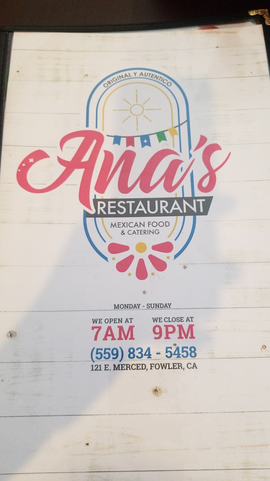 Anas Restaurant | 121 E Merced St Suite B, Fowler, CA 93625, USA | Phone: (559) 834-5458