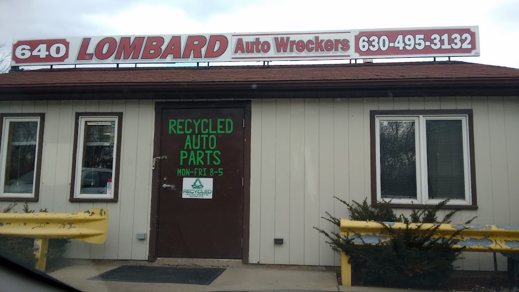 Recycled Auto Parts | 640 E St Charles Rd, Lombard, IL 60148, USA | Phone: (630) 495-3132