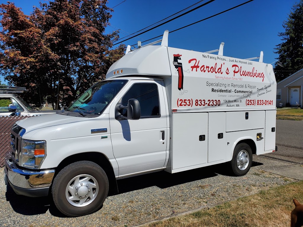 Harolds Plumbing | 124 W Main St, Auburn, WA 98001, USA | Phone: (253) 833-2330