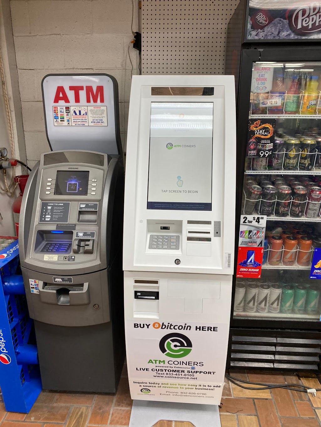 ATM Coiners Bitcoin ATM | 13003 W Bellfort Blvd, Sugar Land, TX 77478, USA | Phone: (833) 451-0105
