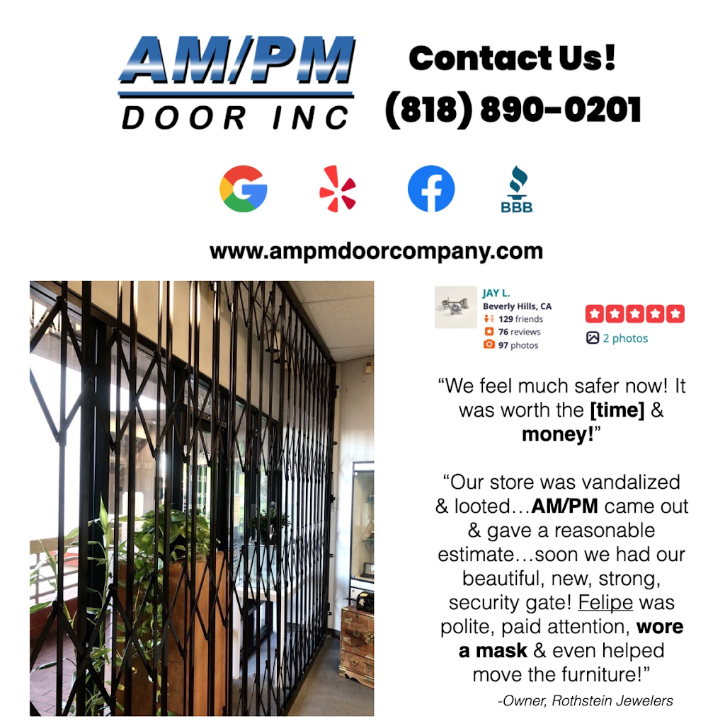 AM/PM Door & Gate Inc | 9723 Telfair Ave, Pacoima, CA 91331, USA | Phone: (818) 890-0201