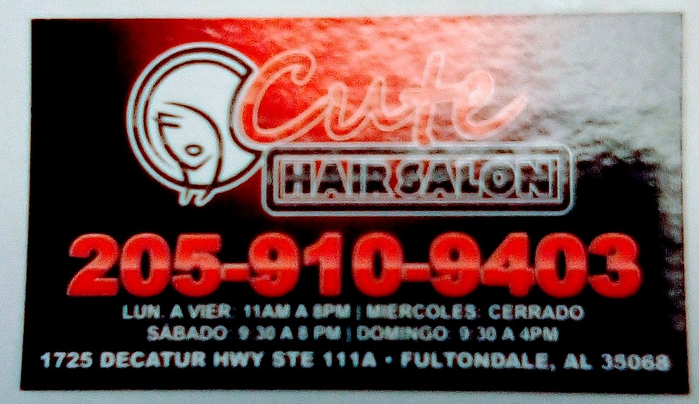 Cute Hair Salon | 1725 Decatur Hwy #111a, Fultondale, AL 35068, USA | Phone: (205) 910-9403