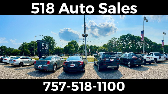 518 Auto Sales | Parking lot, 6950 N Military Hwy, Norfolk, VA 23518, USA | Phone: (757) 518-1100