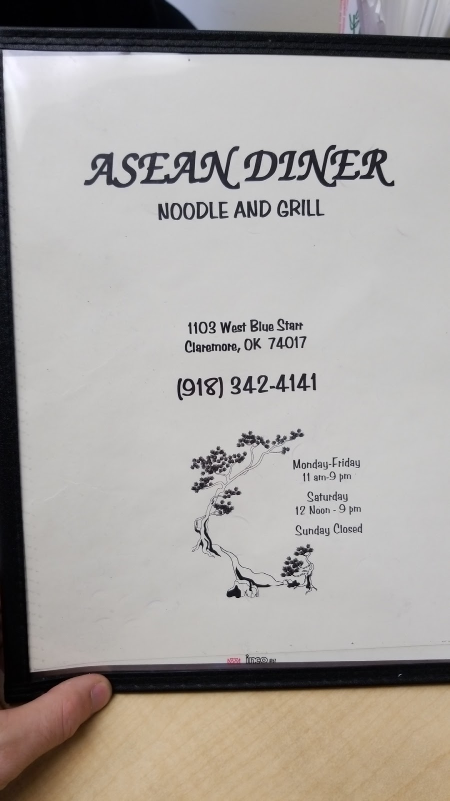 Asean Diner | 1103 W Blue Starr Dr, Claremore, OK 74017 | Phone: (918) 342-4141