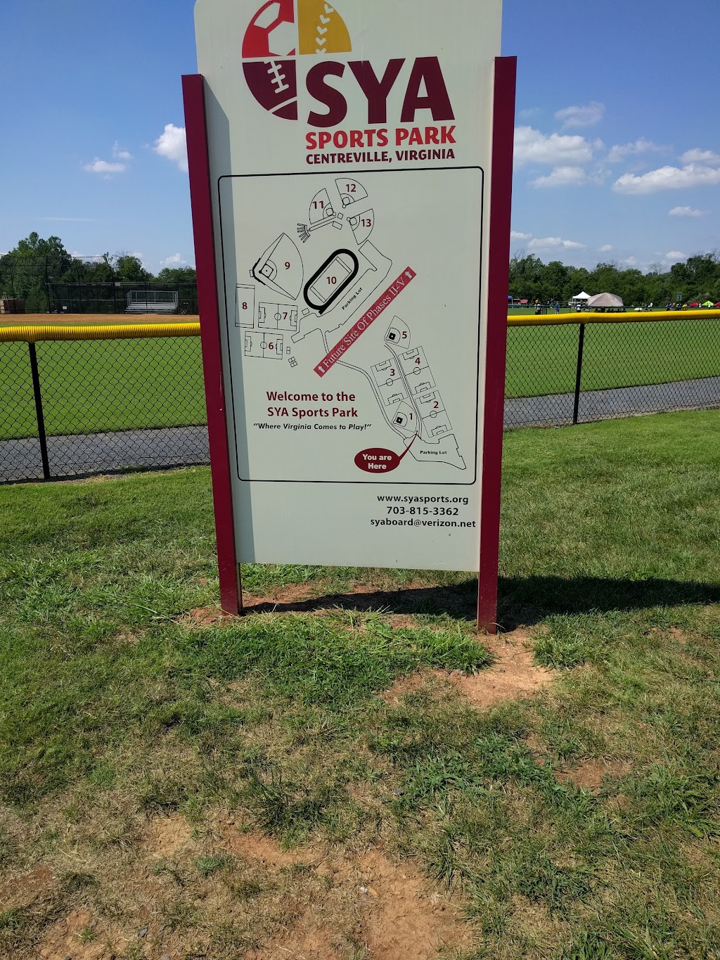 SYA Sports Park | 6626 Bull Run Post Office Rd, Centreville, VA 20120, USA | Phone: (703) 815-3362