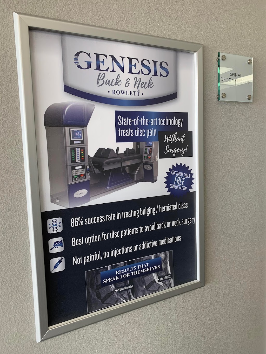 Genesis Back & Neck | Rowlett | 3538 Lakeview Pkwy #101, Rowlett, TX 75088, USA | Phone: (214) 703-6551