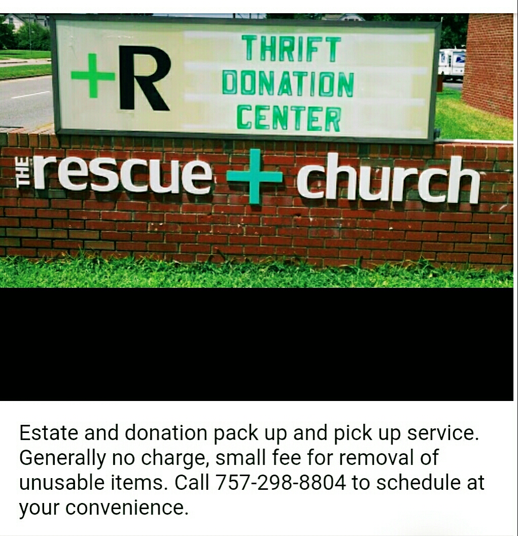 Rescue Thrift | 4808 Portsmouth Blvd, Portsmouth, VA 23701, USA | Phone: (757) 298-8804